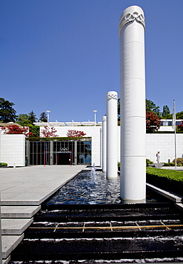 The Olympic Museum, opened in 1993 on the initiative of Juan Antonio Samaranch, Lausanne, Canton of Vaud, Lake Geneva, Switzerland, Europe