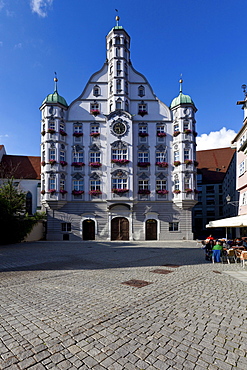 Town Hall, Memmingen, this Bavarian, Bavaria, Swabia, Bavaria, Germany, Europe