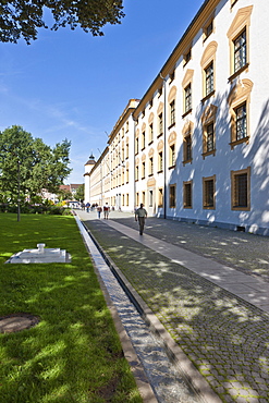 Fuerststift Kempten with the District Court, Residence of the Prince Abbot of Kempten, a former Benedictine abbey of the Diocese of Augsburg, Residenz Square, Kempten, Lower Allgaeu, Allgaeu, Swabia, Bavaria, Germany, Europe