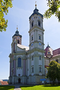 Basilica, Ottobeuren, Swabia, Lower Allgaeu, Bavaria, Germany, Europe