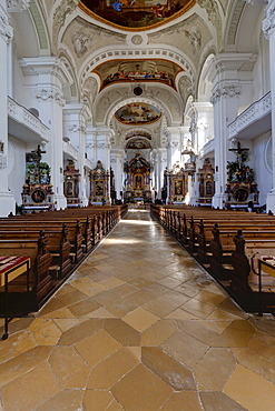 Monastery Church of St. Verena, Rot an der Rot, Biberach district, Baden-Wuerttemberg, Germany, Europe