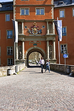 Schloss Mergentheim palace with the Deutschordensmuseum museum of the German Order, Bad Mergentheim, Baden-Wuerttemberg, Germany, Europe