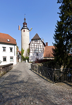 Kurmainzisches Schloss castle, Tauberbischofsheim, Baden-Wuerttemberg, Germany, Europe