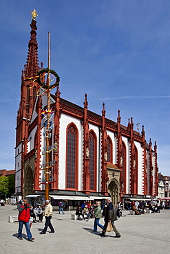 Marienkapelle chapel, market place, Wuerzburg, Bavaria, Germany, Europe