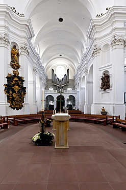 Collegiate Haug, Church of St. John, Wuerzburg, Bavaria, Germany, Europe