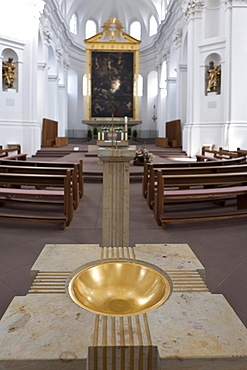 Collegiate Haug, Church of St. John, Wuerzburg, Bavaria, Germany, Europe