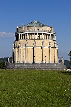 Befreiungshalle Hall of Liberation, built by King Ludwig I of Bavaria, Kelheim, Lower Bavaria, Bavaria, Germany, Europe