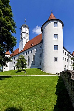 Schloss Hoechstaedt Palace in Hoechstaedt on the Danube, Dillingen, Swabia District, Bavaria, Germany, Europe