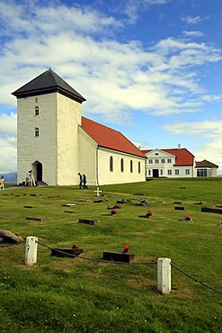 Bessastadir building, the official residence of the president of Iceland, Iceland, Europe