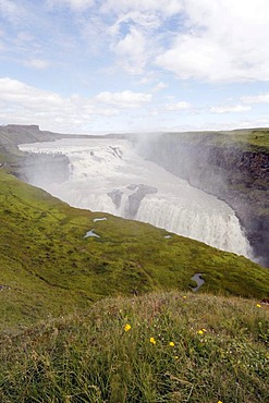 Gullfoss waterfall, Golden Circle, Iceland, Europe