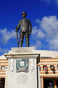 War Memorial, town centre, Kingstown, Saint Vincent, Caribbean