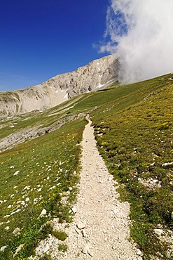 Corno Grande, Campo Imperatore, Gran Sasso National Park, Abruzzo, Italy, Europe