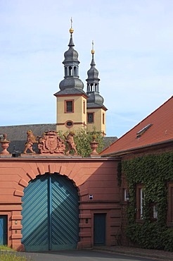 Kloster Triefenstein monastery, former convent of the Augustinian choristers in Triefenstein, Main-Spessart district, Lower Franconia, Bavaria, Germany, Europe