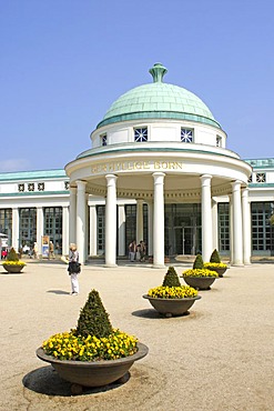 Pump room, Der Hyllige Born, Bad Pyrmont, Lower Saxony, Germany, Europe