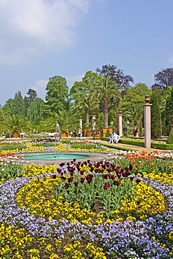 Kurpark, spa park with palm gardens, Bad Pyrmont, Lower Saxony, Germany, Europe