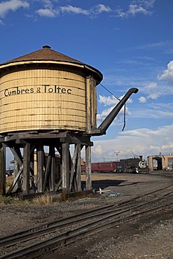 The Cumbres & Toltec Scenic Railroad, a narrow-gauge railroad that runs coal-burning steam engines from Antonito to Chama, New Mexico, Colorado, USA