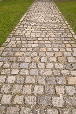 Cobbled path