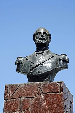 Monument to Captain Arturo Prat, War of the Pacific or Saltpeter War, Vina del Mar, Chile, South America