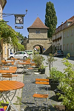 Einersheimer Tor gate, Iphofen, Lower Franconia, Bavaria, Germany, Europe