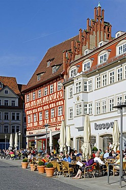 Herrengasse, Coburg, Upper Franconia, Bavaria, Germany, Europe