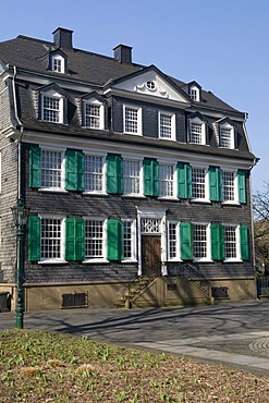 Engels House, slate house, historic centre, Wuppertal, Bergisches Land, North Rhine-Westphalia, Germany, Europe