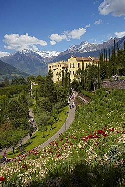 Trauttmannsdorff Castle, Meran, South Tyrol, Italy, Europe