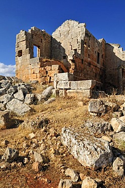 Byzantine ruin at the archeological site of Serjilla, Dead Cities, Syria, Middle East, West Asia