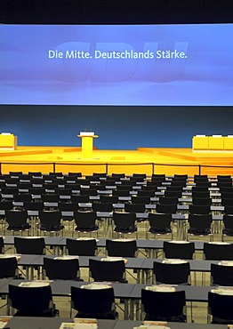 22th party convention of the CDU, Stuttgart, Baden-Wuerttemberg, Germany, Europe