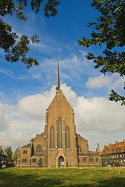 Sint Amandsberg Beguinage, Unesco World Heritage Site, church, Gent, Belgium, Europe