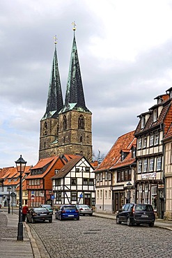 St. Benedikti market church, Quedlinburg, Saxony-Anhalt, Germany, Europe