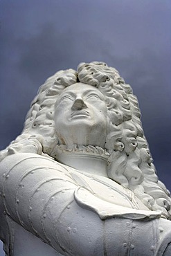 Elector Ernst August, sculpture, Herrenhausen Gardens, Hannover, Lower Saxony, Germany, Europe