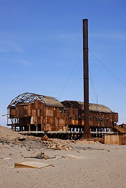 Santa Laura Saltpeter Works, UNESCO World Heritage Site, Atacama Desert, northern Chile, Chile, South America