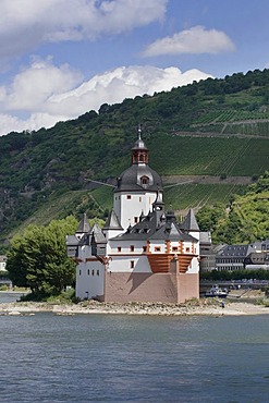 Burg Pfalzgrafenstein Castle, Kaub, UNESCO Upper Middle Rhine Valley World Heritage Site, Rhineland-Palatinate, Germany, Europe