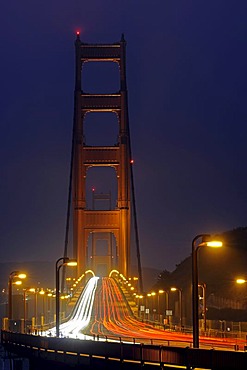 Golden Gate Bridge at dawn, San Francisco, California, USA, North America