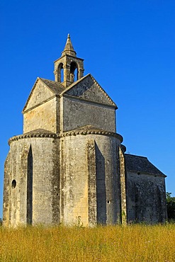 Chapelle St-Croix, Montmajour abbey near Arles, Arles, Bouches du Rhone, Provence, France, Europe