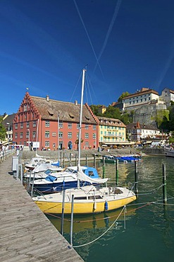 Port of Meersburg, Lake Constance, Baden-Wuerttemberg, Germany, Europe