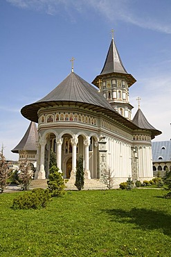 Monastery, church, Romanian Orthodox, with Manolea, Romania, Europe