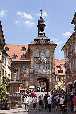 Old town hall, Bamberg, Upper Franconia, Franconia, Bavaria, Germany, Europe