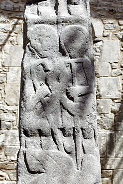 High cross, Kilfenora Cathedral, Burren, County Clare, Ireland, Europe