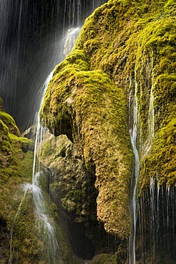 Schleierfaelle waterfalls, Bavaria, Germany, Europe