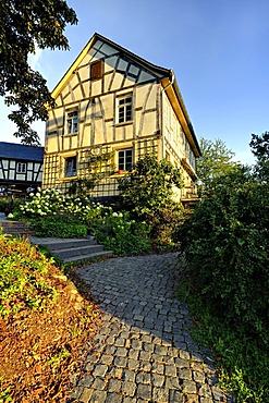 Guenderodehaus, Siebenjungfrauenblick, Oberwesel, Rhineland-Palatinate, Germany, Europe