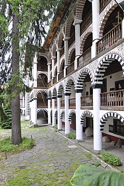 Orthodox Rila Monastery, UNESCO World Heritage Site, Bulgaria, Europe