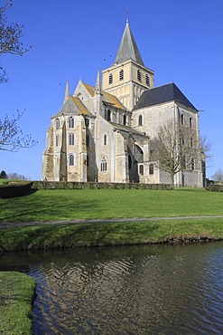 Cerisy-la-Foret Abbey, Manche department, Region Basse-Normandie, Normandy, France, Europe