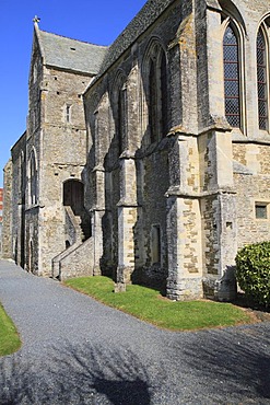 Cerisy-la-Foret Abbey, Manche department, Region Basse-Normandie, Normandy, France, Europe