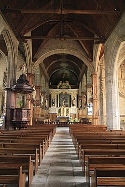 Church of Saint-Sulpice, Fougeres, Ille-et-Vilaine, Region Bretagne, France, Europe