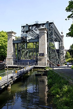 Old ship lift, Waltrop, Ruhrgebiet region, North Rhine-Westphalia, Germany, Europe