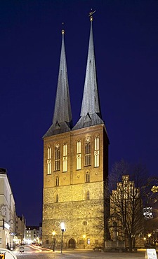 Nikolai Church in Nikolai Quarter, Berlin-Mitte, Berlin, Germany, Europe