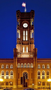 Rotes Rathaus, red town hall, Berlin-Mitte, Berlin, Germany, Europe