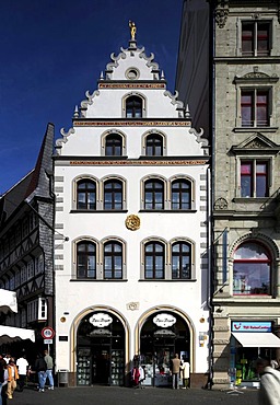 Haus zur Rose building on Kohlmarkt square, Braunschweig, Brunswick, Lower Saxony, Germany, Europe