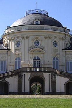 North facade, Schloss Solitude Castle, Stuttgart-West, Stuttgart, Upper Swabia, Baden-Wuerttemberg, Germany, Europe